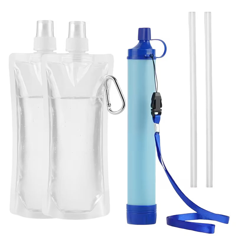 Survivion Aqua – Tragbare Wasserfilter-Pumpe für Outdoor & Survival
