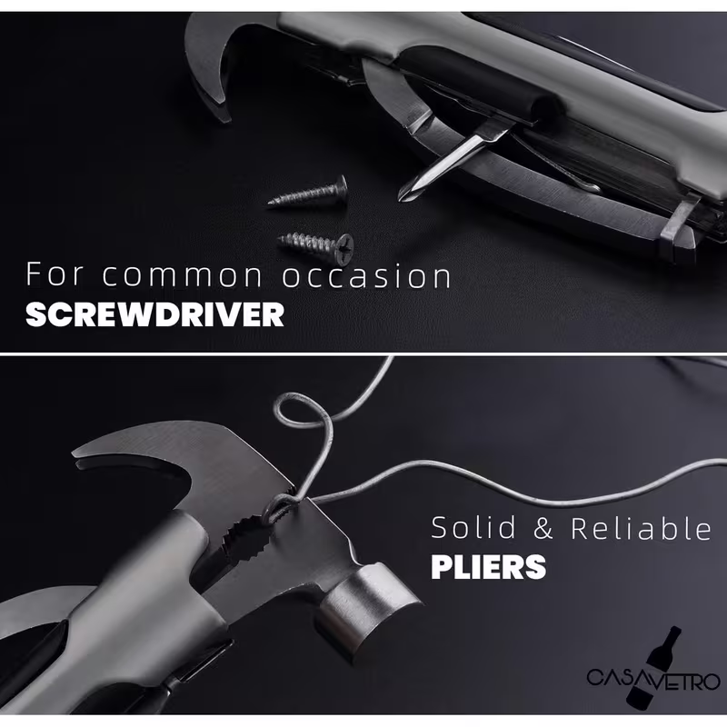 Survivion MultiTool 12in1 – Kompaktes Taschenwerkzeug für Outdoor & Alltag