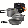 Survivion CampCook 3in1 – Camping-Kochgeschirr Set aus Aluminium